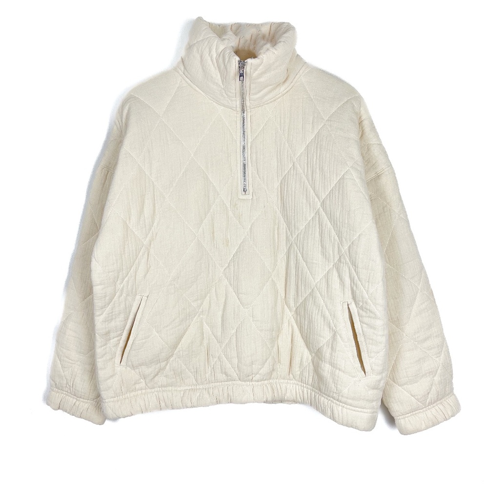 Off-White Zip Baggy Sweater